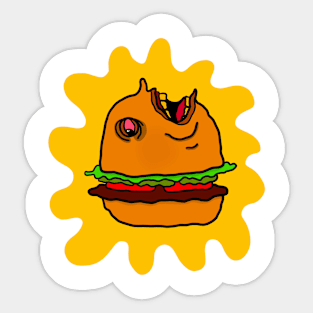 Hamburger madness Sticker